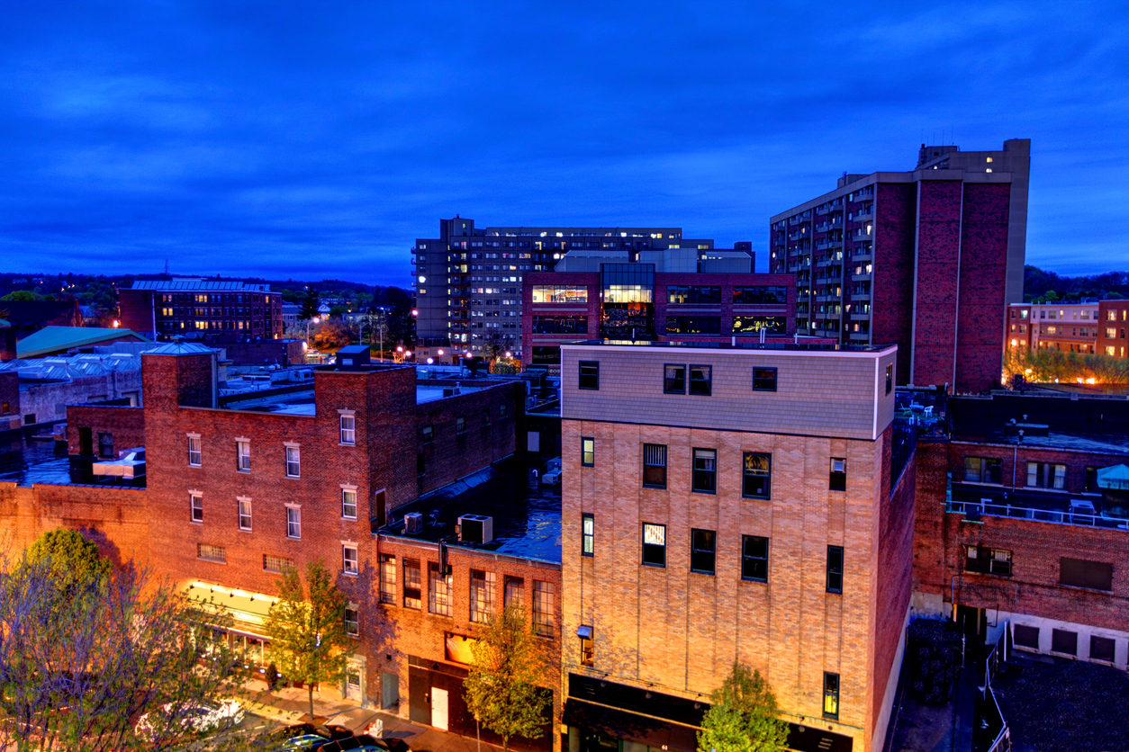 Panoramic Image of Malden, MA